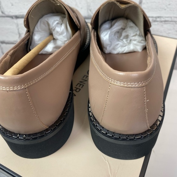 BCBGeneration Women's Sabin Loafer Platform, Size 8 Taupe Tan NEW Boho Chic - Picture 7 of 9